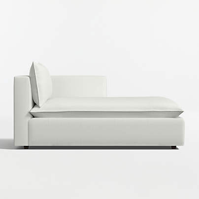 Lotus Modular Right-Arm Chaise Lounge Sectional Piece