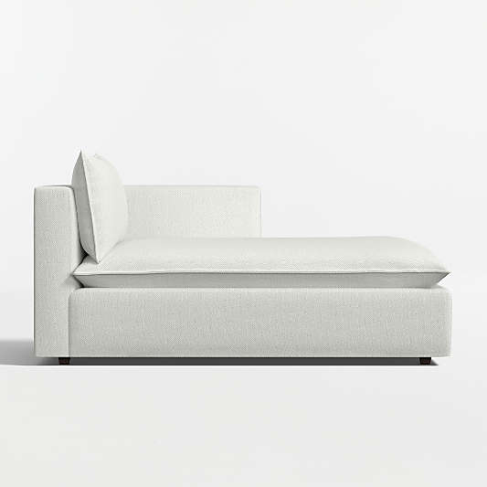 Lotus Modular Right-Arm Chaise Lounge Sectional Piece