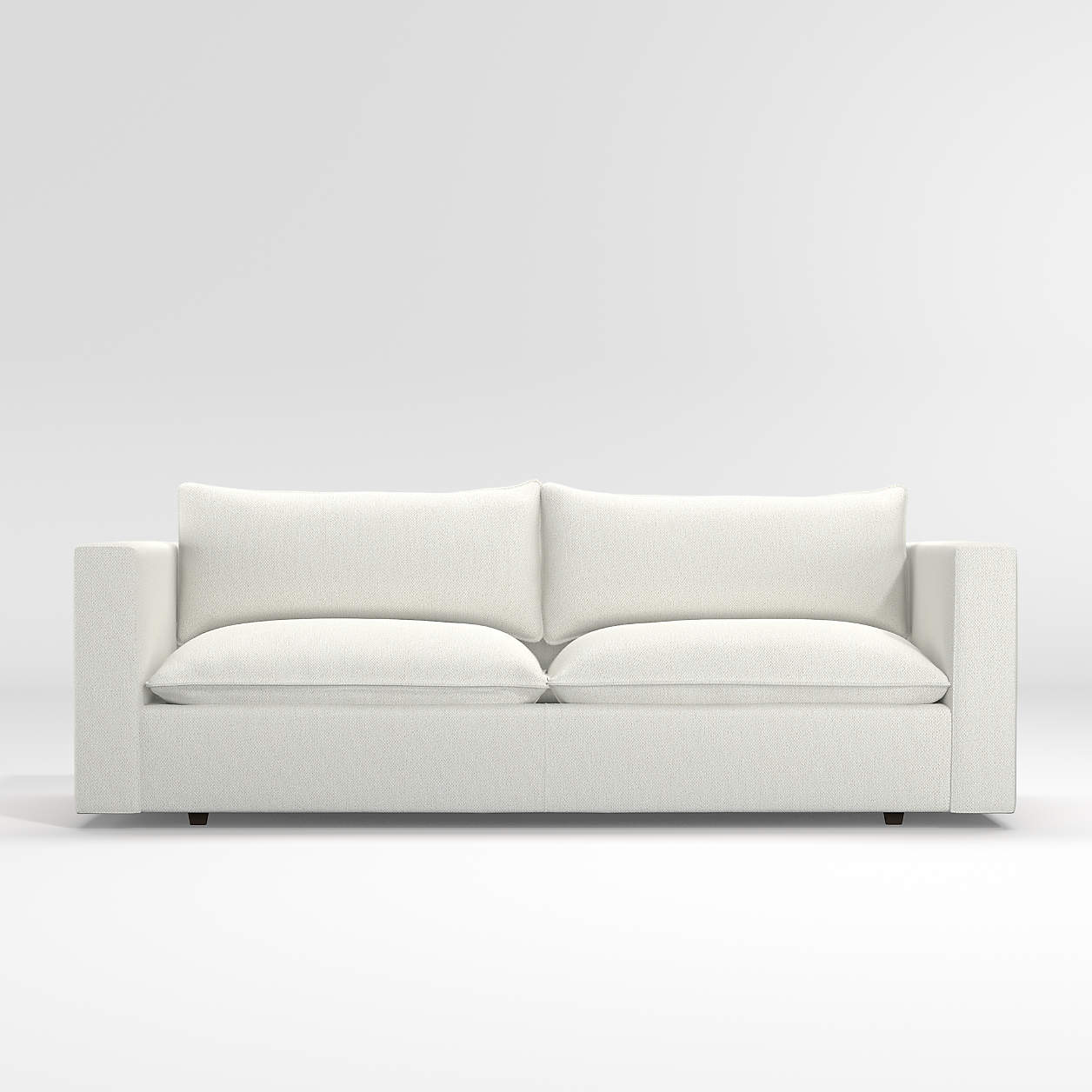 Crate and Barrel Lotus Deep Low Sofa