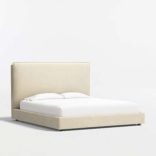 Lotus Upholstered California King Bed with 53.5" Headboard