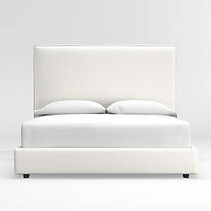 Beds Headboards Crate And Barrel, All White Bed Frame