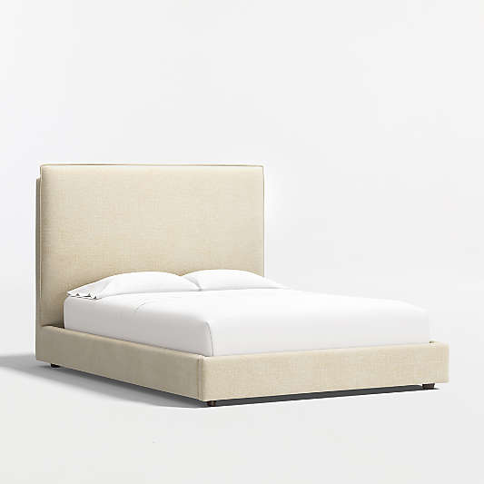 Lotus Upholstered Queen Bed with 53.5" Headboard