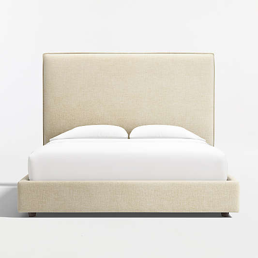 Lotus Upholstered Queen Bed with 53.5" Headboard