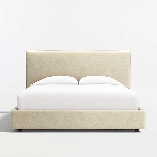 Lotus Upholstered Queen Bed with 41" Headboard