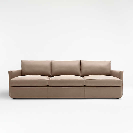 Lounge Leather 3-Seat Grande Sofa 105"