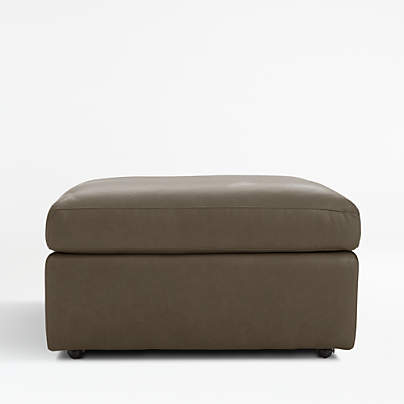 Lounge 32" Leather Ottoman