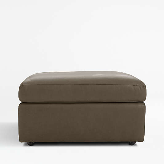 Lounge 32" Leather Ottoman