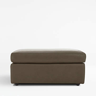 Lounge 37" Leather Ottoman