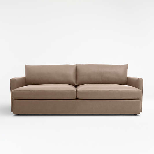 Lounge Leather Sofa 93"