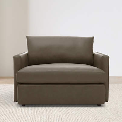 Lounge 49" Leather Chair and a Half