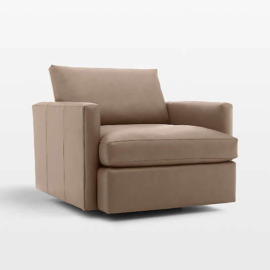 Lounge Leather Swivel Chair