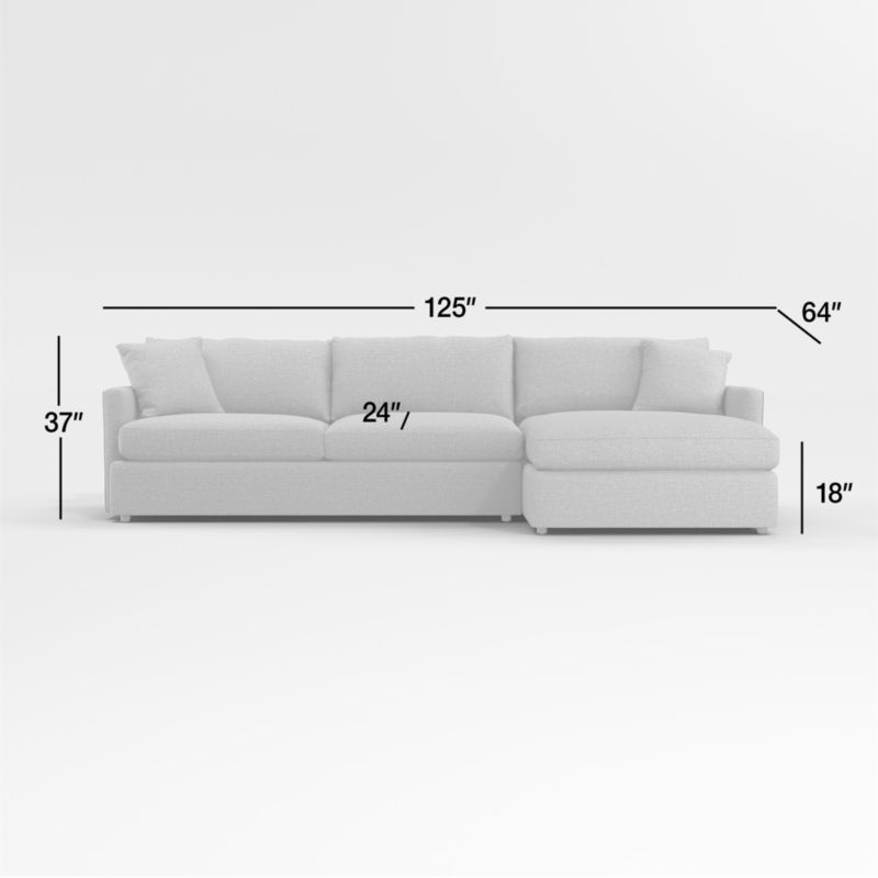 View Lounge 2-Piece Sectional Sofa with Right-Arm Storage Chaise - image 2 of 13