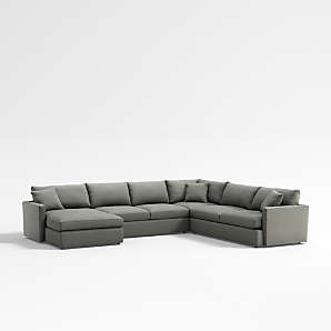 browser radar No way L-Shaped Sectionals with Chaise & Large L-Shaped Sofas | Crate & Barrel