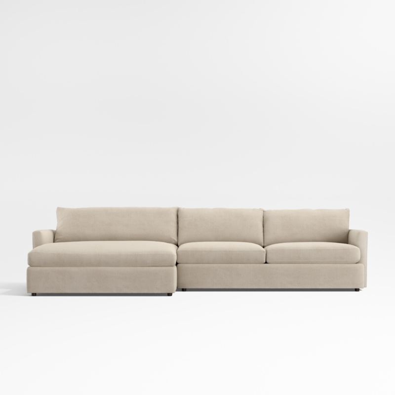 Lounge 2-Piece Sectional Sofa with Extra Wide Chaise Lounge - image 0 of 14