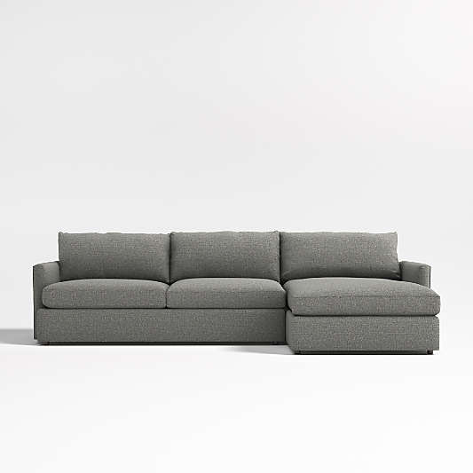 Lounge 2-Piece Sectional Sofa with Right-Arm Storage Chaise