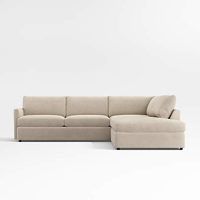 Lounge 2-Piece L-Shaped Sofa with Corner Bumper