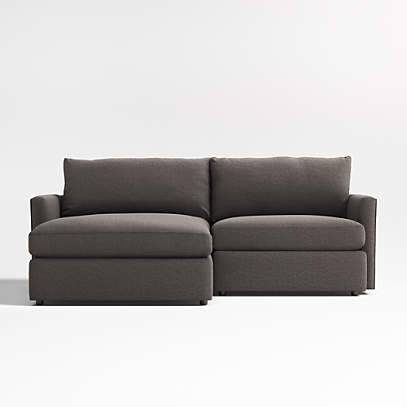 Lounge 2 Piece Sectional Sofa with Left Arm Storage Chaise