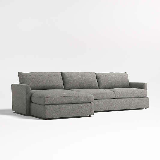 Lounge 2-Piece Sectional Sofa with Left-Arm Storage Chaise