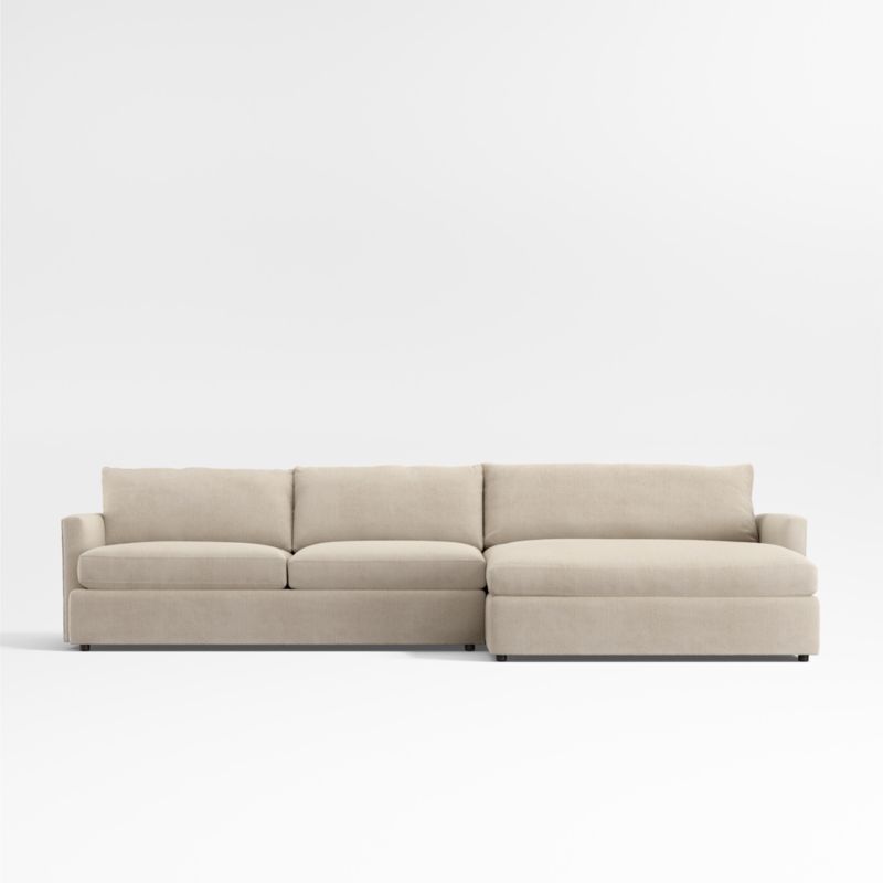 Lounge 2-Piece Right-Arm Extra Wide Chaise Sectional Sofa - image 0 of 11