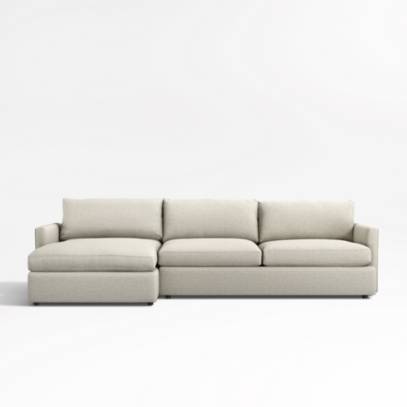 Couch with lounger on left side new arrivals