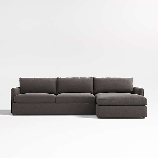 Lounge 2-Piece Sectional Sofa with Right-Arm Storage Chaise