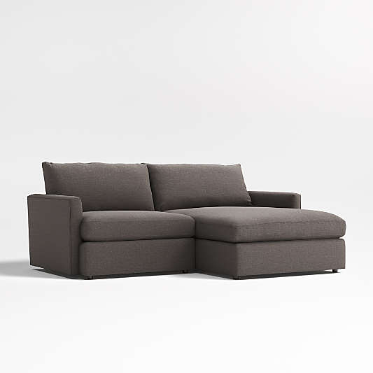 Lounge 2-Piece Small-Space Sectional Sofa with Right-Arm Storage Chaise