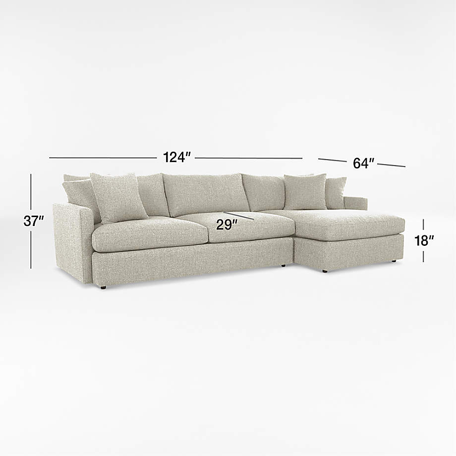 Crate and barrel discount lounge ii couch