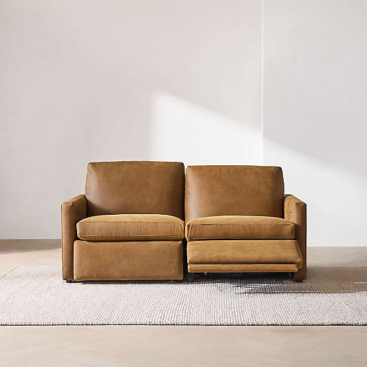 Lounge Power Reclining Leather Sofa (74"-107")