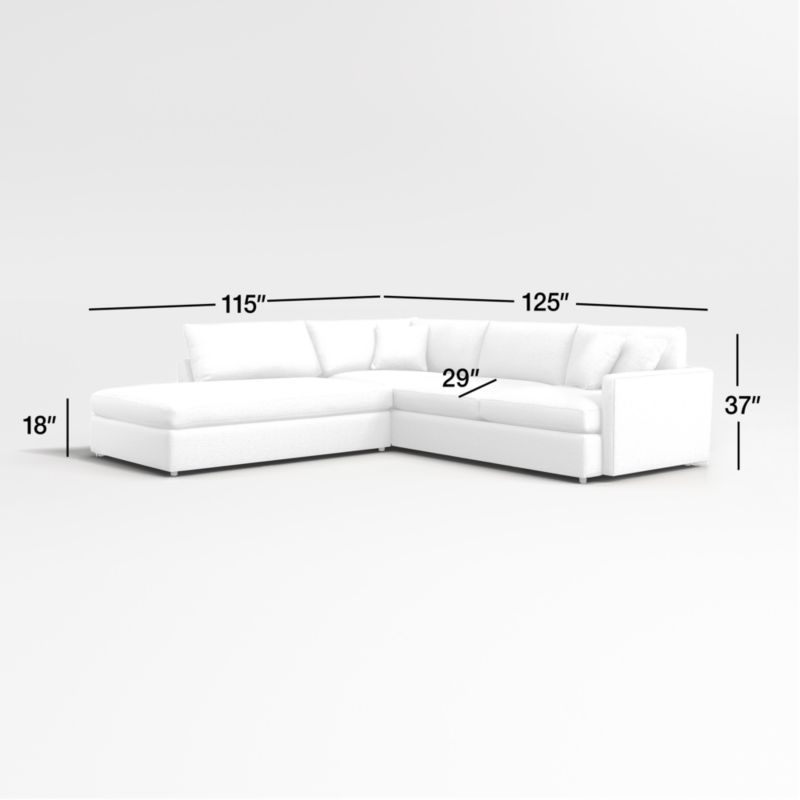 View Lounge Deep 2-Piece Left-Arm Bumper Sectional Sofa - image 3 of 10