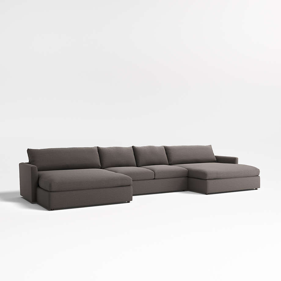 Double chaise best sale lounge couch