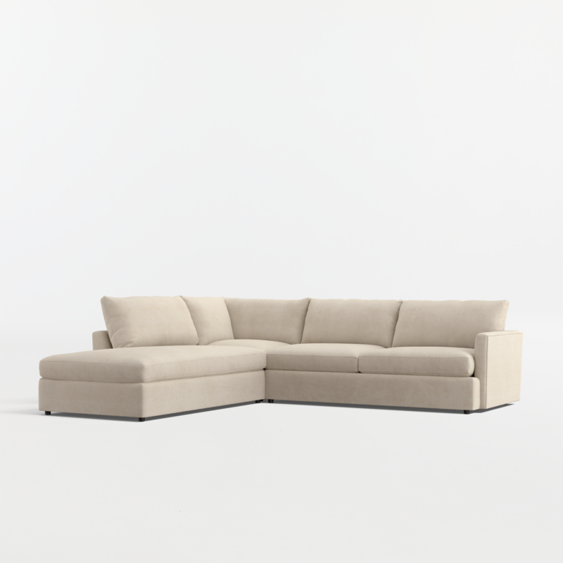 Lounge 3-Piece L-Shaped Sectional Sofa with Bumper - image 12 of 17