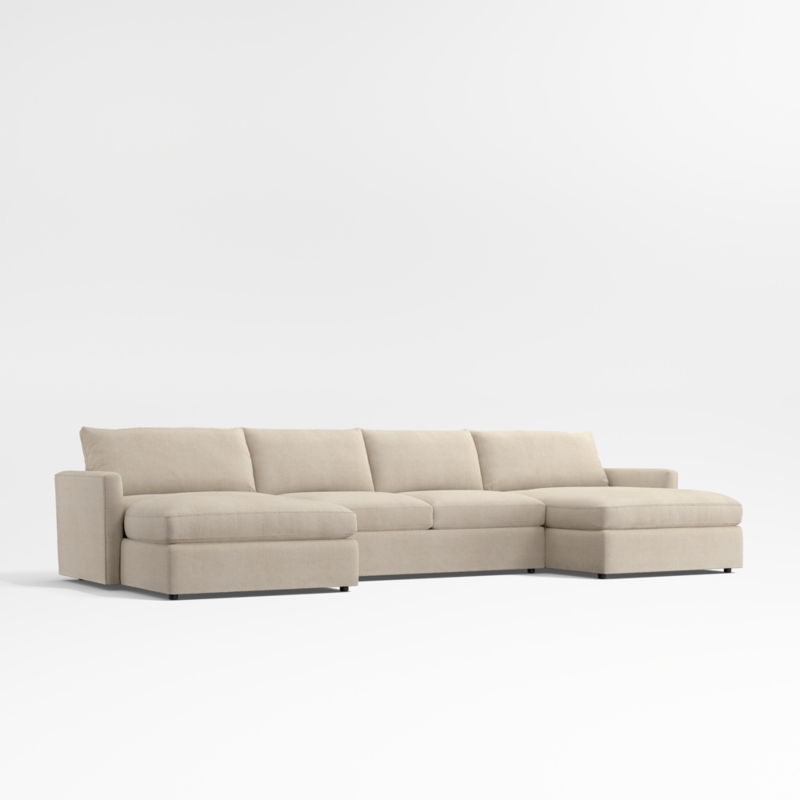 Lounge 3-Piece U-Shaped Sectional Sofa with Double Chaise Lounge - image 11 of 13