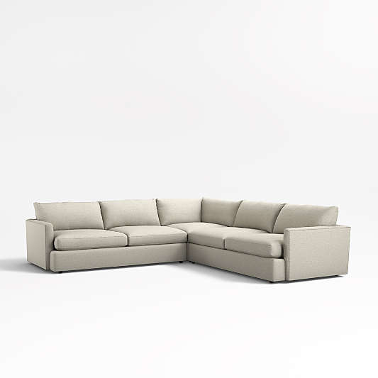 Lounge 3-Piece L-Shaped Sectional Sofa