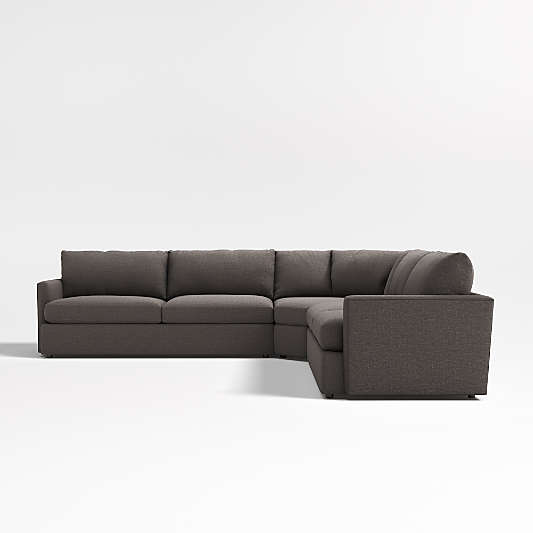 Lounge 3-Piece L-Shaped Sectional Sofa