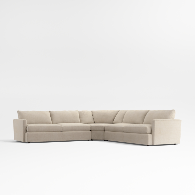 Lounge 3-Piece L-Shaped Wedge Sectional Sofa - image 0 of 18