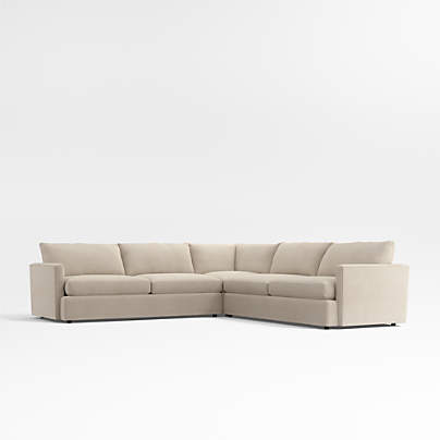 Lounge 3-Piece L-Shaped Sectional Sofa