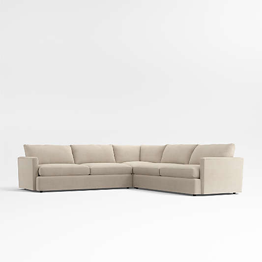 Lounge 3-Piece L-Shaped Sectional Sofa