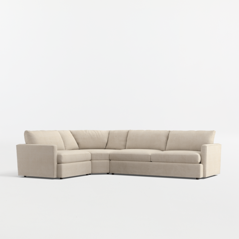 Lounge 3-Piece L-Shaped Wedge Sectional Sofa - image 11 of 17