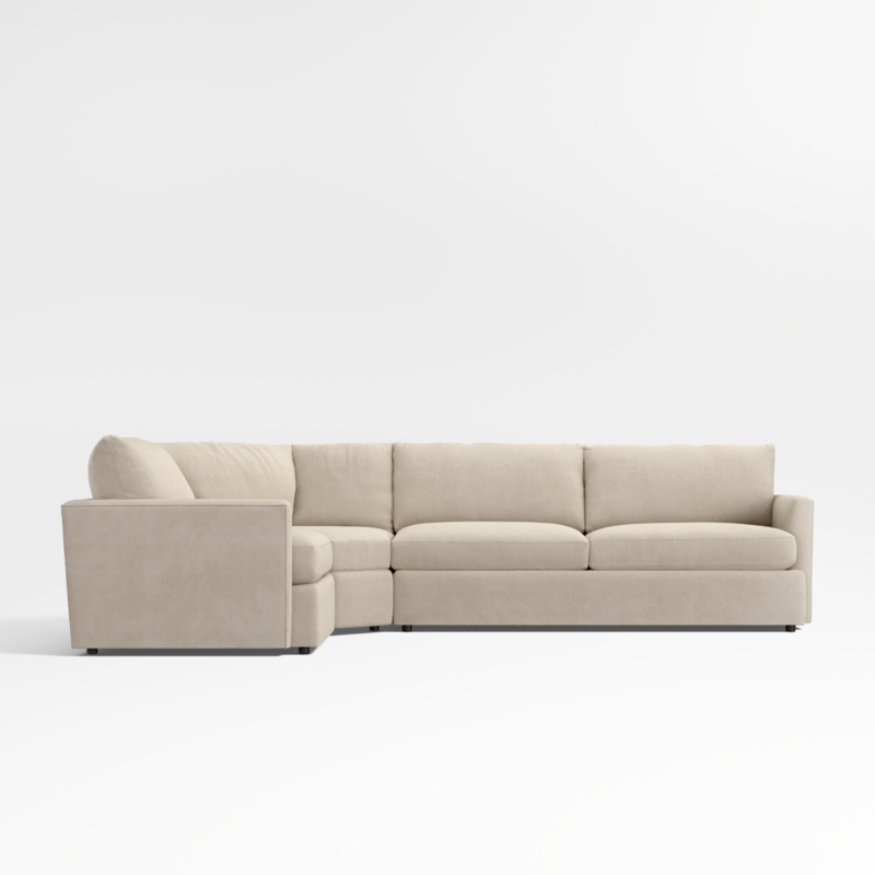 Lounge 3-Piece L-Shaped Wedge Sectional Sofa - image 0 of 17