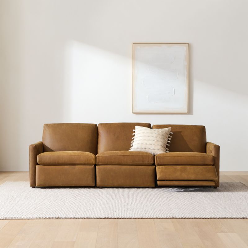 Lounge 107" Power Dual-Reclining Leather Sofa - image 3 of 11