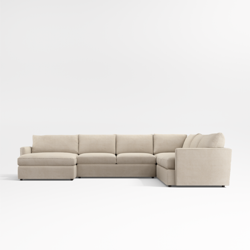 Lounge 4-Piece L-Shaped Sectional Sofa with Storage Chaise Lounge - image 11 of 18