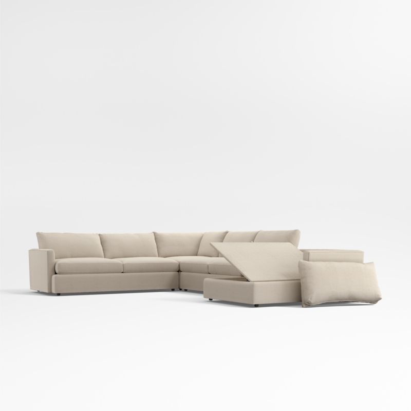 Lounge 4-Piece L-Shaped Sectional Sofa with Right-Arm Storage Chaise - image 9 of 12