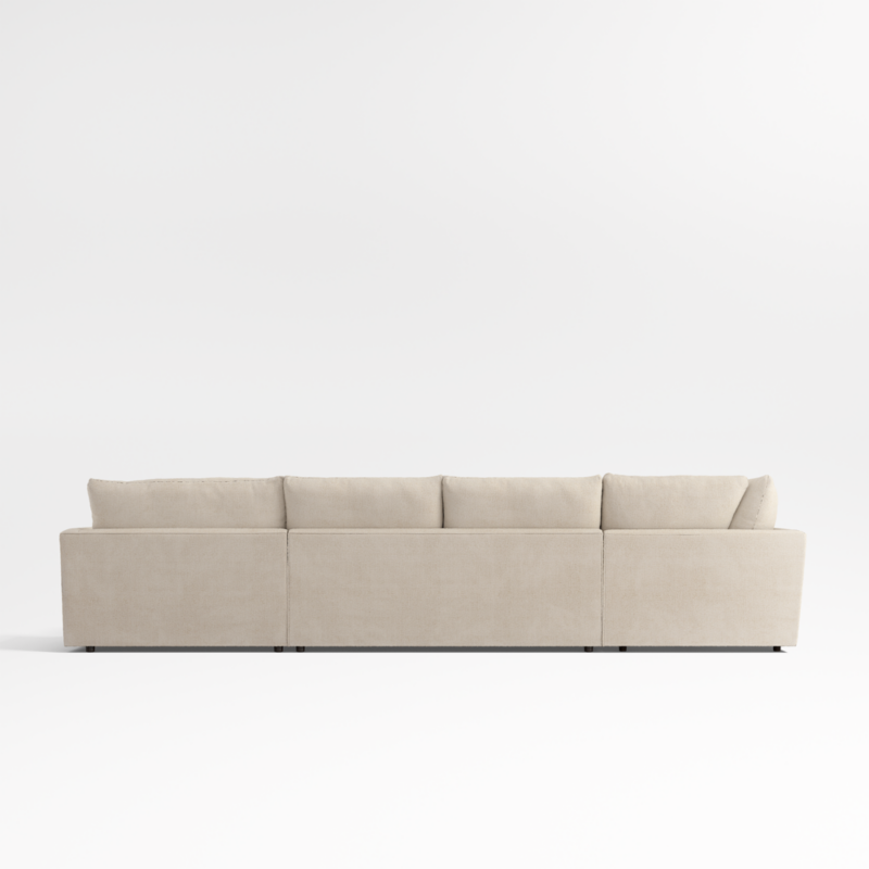Lounge 4-Piece L-Shaped Sectional Sofa with Storage Chaise Lounge - image 13 of 17