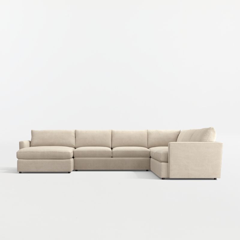 Lounge 4-Piece L-Shaped Sectional Sofa with Chaise Lounge - image 10 of 17