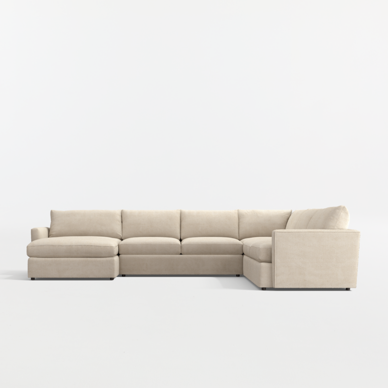 Lounge 4-Piece L-Shaped Sectional Sofa with Chaise Lounge - image 11 of 17
