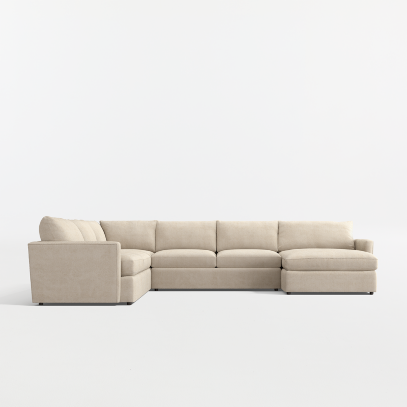 Lounge 4-Piece L-Shaped Sectional Sofa with Chaise Lounge - image 10 of 16