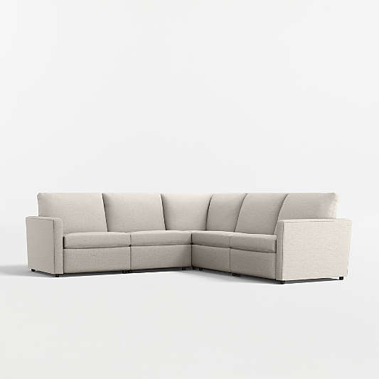 Lounge 5-Piece L-Shaped Power Dual-Reclining Sectional Sofa