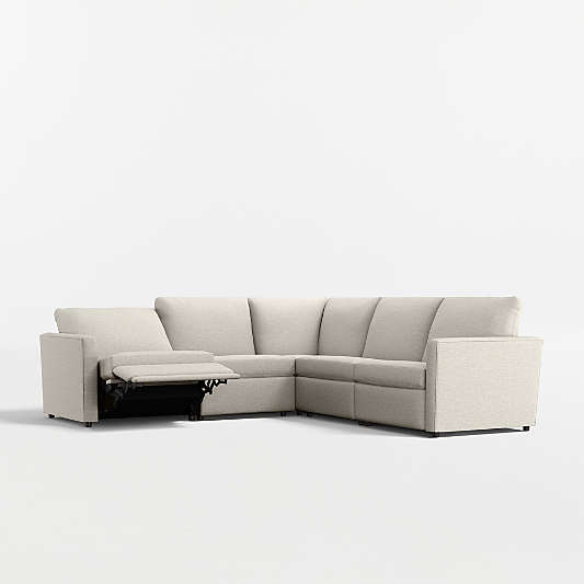 Lounge 5-Piece L-Shaped Power Dual-Reclining Sectional Sofa