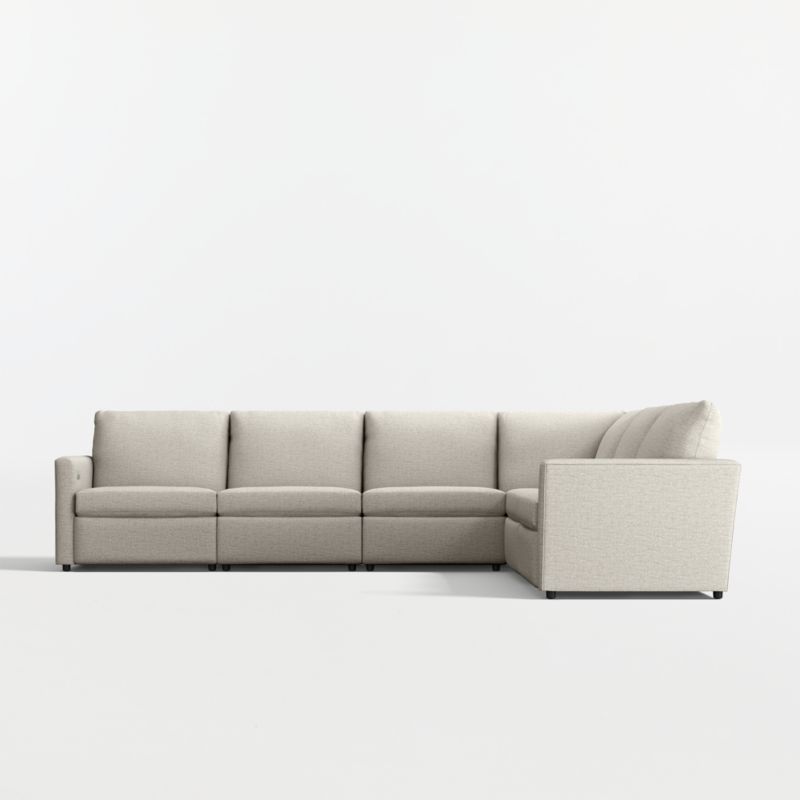 Lounge 6-Piece L-Shaped Power Dual-Reclining Sectional Sofa - image 7 of 11