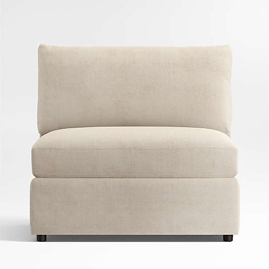 Lounge 37" Armless Chair Sectional Piece